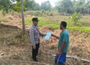 Personel Polsek Basarang Himbau Maklumat Polda Kalteng Dengan Warga Di Wilayah Hukumnya