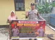 Cegah Kebakaran Hutan dan Lahan, Polsek Kapuas Barat Sosialisasi dan Edukasi Warga Mandomai