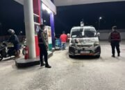 Sat Samapta Polres Sukamara Perkuat Pengawasan SPBU, Jaga Pelayanan Malam Tetap Aman dan Tertib