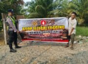 SOSIALISASI PENEBANGAN HUTAN SECARA LIAR (ILEGAL LOGING) OLEH PERSONIL POLSEK PULAU PETAK
