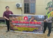PERSONEL POLSEK PULAU PETAK LAKSANAKAN SOSIALISASI ILEGAL MINING KE MASYARAKAT GUNA PENCEGAHAN TAMBANG LIAR DI WILAYAH KECAMATAN PULAU PETAK