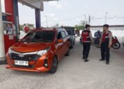 Pantau Aktivitas Pelayanan Masyarakat, Sat Samapta Polres Sukamara Sambangi SPBU Sukamara dalam Patroli Pagi