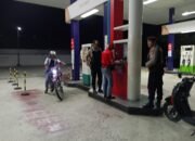 Pastikan Keamanan Fasilitas Bahan Bakar Tetap Terjaga, Sat Samapta Polres Sukamara Lakukan Pemantauan di SPBU