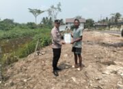 Personel Polsek Basarang Himbau Maklumat Polda Kalteng Dengan Warga Di Wilayah Hukumnya