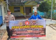 SOSIALISASI PENEBANGAN HUTAN SECARA LIAR (ILEGAL LOGING) OLEH PERSONIL POLSEK PULAU PETAK