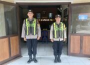 Perketat Keamanan Wilayah, Personel Polsek Kapuas Barat Laksanakan Siaga Jaga Mako