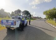 Satlantas Polres Gunung Mas Intensifkan Patroli di Jalur Rawan Laka