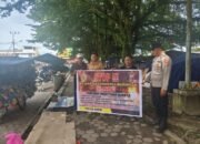 Wujudkan Gumas Bebas Asap, Personel Polsek Kurun Edukasi Warga Larangan Bakar Lahan