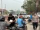 Polres Gunung Mas Bagikan Masker dan Sampaikan Maklumat Kapolda Kalteng