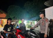 Patroli Malam Polsek Pantai Lunci Sasar Lingkungan Masyarakat, Perkuat Pencegahan Gangguan Kamtibmas