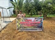 *Warga Bentot Antusias Sambut Sosialisasi Karhutla Polsek Patangkep Tutui, Polisi Ingatkan Bahaya Membakar Lahan*