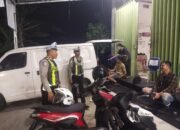 *Blue Light Patrol Satlantas Polres Bartim Sambangi SPX, Pegawai Diingatkan Utamakan Keselamatan Berlalu Lintas*
