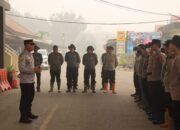 **Apel Siaga Karhutla, 71 Personel Polres Bartim Disiagakan Hadapi Potensi Kebakaran Hutan dan Lahan**