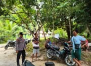 Pererat Tali Silaturahmi, Personel Polsek Rungan Rangkul Hangat Warga Jakatan Raya