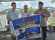 Sat Polairud Polres Sukamara Intensifkan Patroli Kamtibmas di Pinggiran DAS Jelai, Sampaikan Imbauan kepada Masyarakat