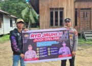 Perangi Judi Online dan Narkoba, Personel Polsek Rungan Gencarkan Edukasi Warga Jakatan Raya