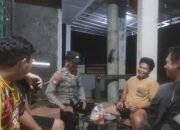 Hadirkan Rasa Aman di Tengah Malam, Personel Polsek Manuhing Monitoring Kawasan Pemukiman