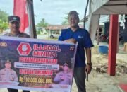 Personel Polsek Rungan Sosialisasikan UU Lingkungan Hidup dan Aturan PETI