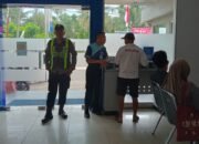 Jaga Keamanan Wilayah, Polsek Kapuas Barat Laksanakan Patroli Objek Vital di Bank BRI KCP Mandomai