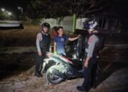 Sat Samapta Polres Sukamara Patroli Malam di Jalan Marga Sari Natai Sedawak, Perkuat Pemantauan Kamtibmas