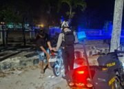 Patroli Malam Sat Samapta Sasar Jalan Tjilik Riwut, Pantau Kawasan Kantor Bupati hingga Simpang Kecamatan