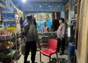 Cegah Gangguan Kamtibmas, Polsek Tewah Patroli Kawasan Pertokoan Dan Perbankan Hingga Larut Malam