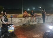 Sat Samapta Polres Sukamara Patroli Malam di Bundaran Pantai Lunci, Jaga Situasi Kamtibmas