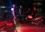 Sat Samapta Polres Sukamara Patroli Malam di Jl. Tjilik Riwut, Pantau Sejumlah Titik Aktivitas Masyarakat