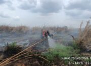 SATGAS KARHUTLA PADAMKAN 12,5 HEKTARE LAHAN TERBAKAR DI SEJUMLAH WILAYAH SERUYAN