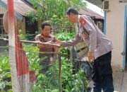 Polsek Kapuas Barat Cek Ketahanan Pangan Sektor Pertanian di Desa Penda Ketapi
