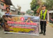 PERSONEL POLSEK PULAU PETAK LAKSANAKAN SOSIALISASI ILEGAL MINING KE MASYARAKAT GUNA PENCEGAHAN TAMBANG LIAR DI WILAYAH KECAMATAN PULAU PETAK