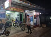Sapa Warga di Pusat Keramaian, Polsek Tewah Perkuat Silaturahmi Lewat Patroli Dialogis Malam Hari