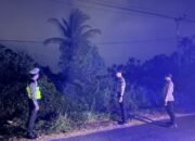 DETEKSI DINI KARHUTLA, POLRES SERUYAN SISIHKAN MALAM UNTUK PATROLI