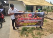 PERSONEL POLSEK PULAU PETAK LAKSANAKAN SOSIALISASI ILEGAL MINING KE MASYARAKAT GUNA PENCEGAHAN TAMBANG LIAR DI WILAYAH KECAMATAN PULAU PETAK