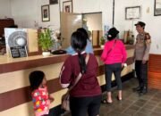 Jaga Keamanan Layanan Publik, Polsek Kapuas Barat Patroli Kantor Pos Mandomai