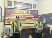 POLSEK PULAU PETAK LAKSANAKAN KEGIATAN SIAGA MAKO PADA MALAM HARI GUNA CIPTAKAN SITUASI AMAN