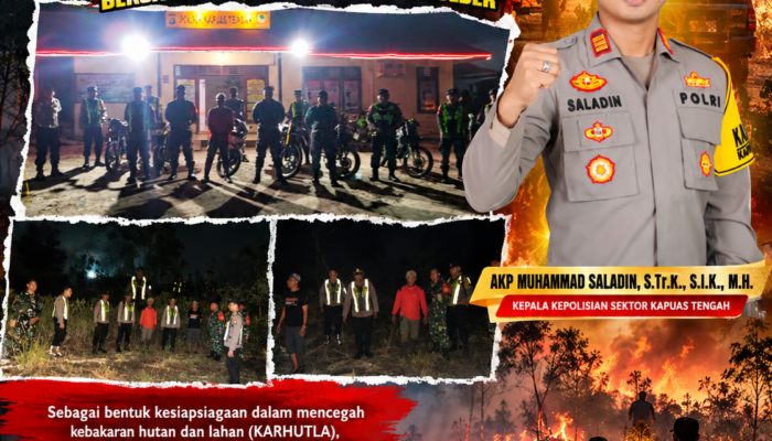APEL SIAGA DAN PATROLI GABUNGAN KARHUTLA DI WILKUM KEC. KAPUAS TENGAH DAN KEC. PASAK TALAWANG
