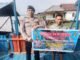 Satpolairud Polres Kapuas Laksanakan Patroli Perairan, Beri Imbauan Stop Penambangan Liar Di DAS Kapuas